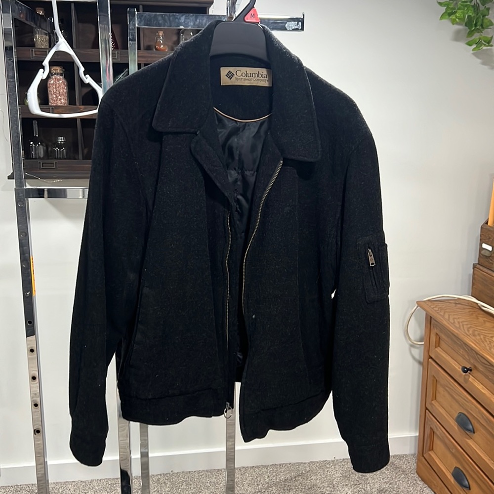Wool men’s Columbia coat size large